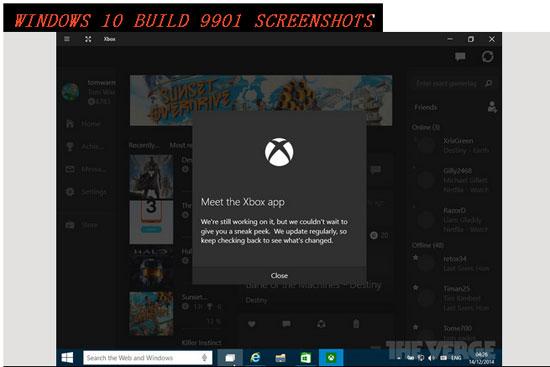 Windows10消费者预览版泄露 集成新Xbox应用