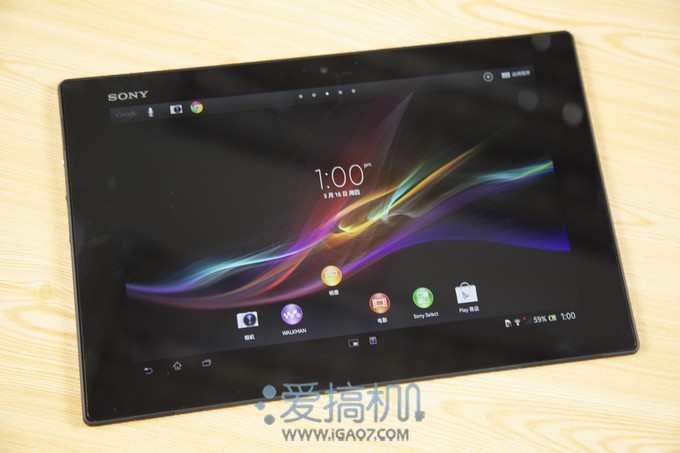 索尼xperia平板电脑,索尼平板电脑 最薄三防设计 索尼 xperia tablet z 图赏