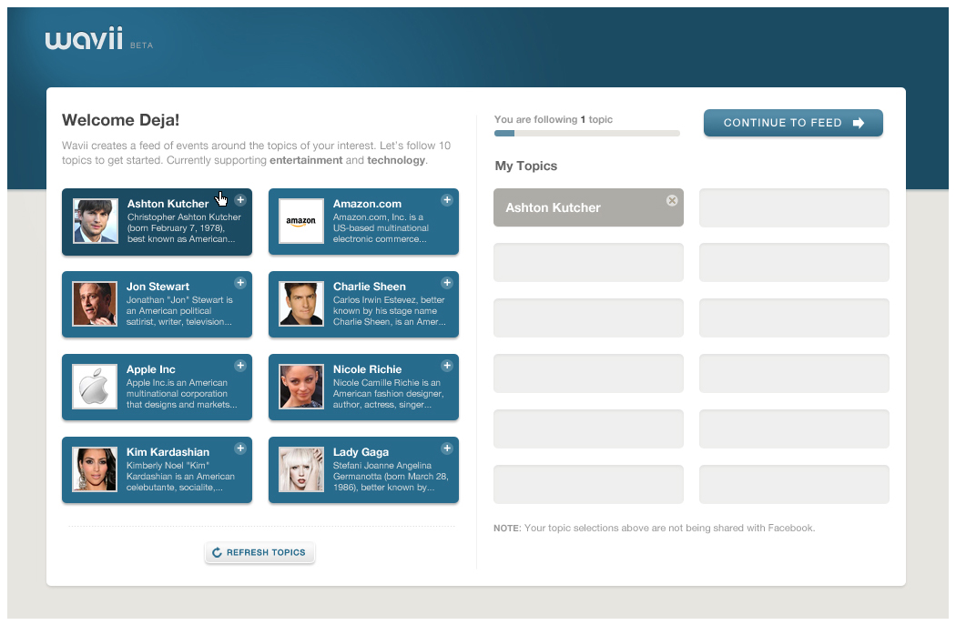 Wavii 公开测试,想成为你的新闻大数据服务商的