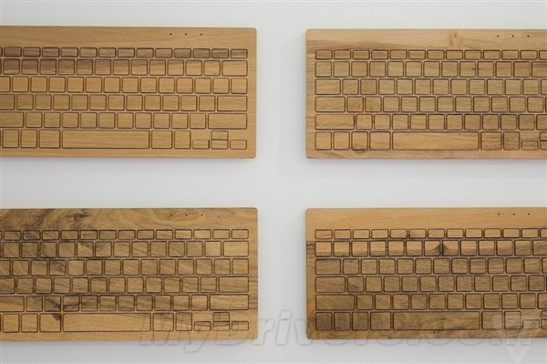 高清组图:来自浪漫法兰西的纯木质无线键盘-Z