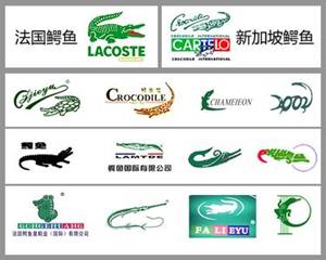 其实很多企业对自己的商标都非常重视,就像新加坡的鳄鱼品牌不管是从